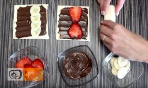 5 perces gyümölcsös nutellás tésztacsoda recept elkészítése 1. lépés