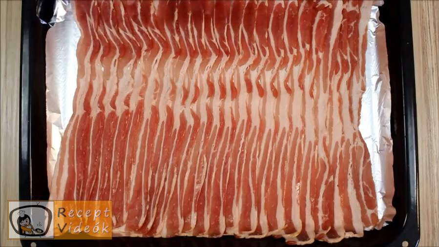 Bacon rolád recept, bacon rolád elkészítése 6. lépés