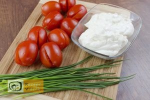 Paradicsom tulipán recept, paradicsom tulipán elkészítése 2. lépés