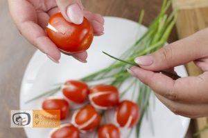 Paradicsom tulipán recept, paradicsom tulipán elkészítése 4. lépés
