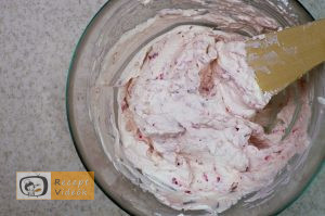 Málnás parfé recept, málnás parfé elkészítése 6. lépés