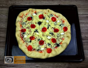 Flóra pizzája recept, Flóra pizzája elkészítése 4. lépés