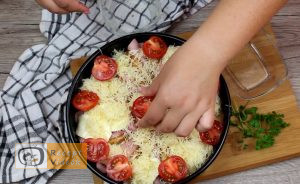 Besameles szendvicstorta recept, besameles szendvicstorta elkészítés 9. lépés