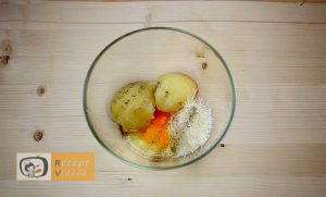 Töltött krumplipalacsinta recept elkészítése 2. lépés