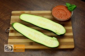 Cukkini pizza recept, cukkini pizza elkészítése 1. lépés