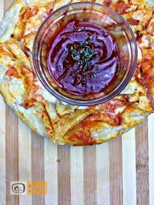 Pizza koszorú recept, pizza koszorú elkészítése - Recept Videók