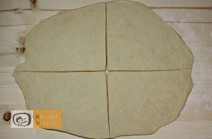 Töltött bagett recept, töltött bagett készítése 2. lépés