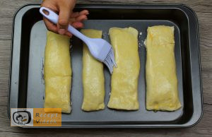 Töltött bagett recept, töltött bagett készítése 6. lépés