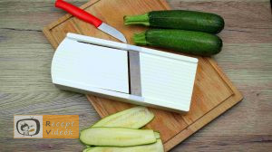 Cukkini tekercsek recept, cukkini tekercsek elkészítése 3. lépés