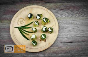 Cukkini tekercsek recept, cukkini tekercsek elkészítése - Recept Videók