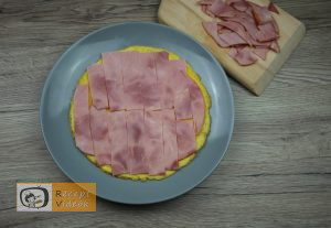 Csiga tojástekercsből recept, csiga tojástekercsből elkészítése 3. lépés