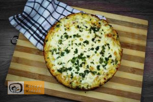 Baconös tojástorta recept, baconös tojástorta elkészítése 6. lépés