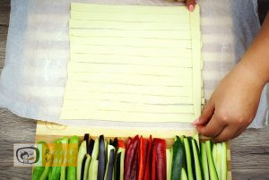 Zöldséges pite recept, zöldséges pite elkészítése 2. lépés