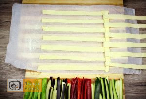 Zöldséges pite recept, zöldséges pite elkészítése 3. lépés