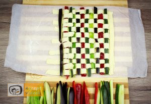 Zöldséges pite recept, zöldséges pite elkészítése 6. lépés