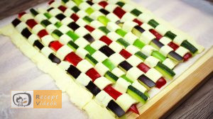 Zöldséges pite recept, zöldséges pite elkészítése 7. lépés