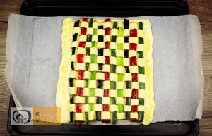 Zöldséges pite recept, zöldséges pite elkészítése 11. lépés