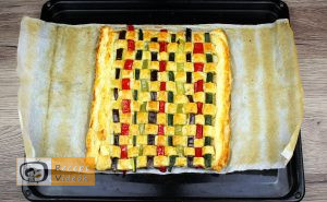 Zöldséges pite recept, zöldséges pite elkészítése 12. lépés