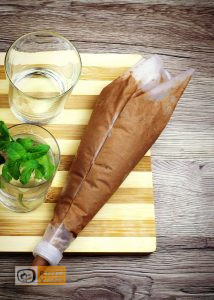 Étcsokoládés menta palánta recept elkészítése 6. lépés