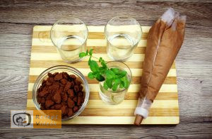 Étcsokoládés menta palánta recept elkészítése 7. lépés