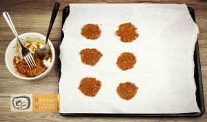 Mogyoróvajas keksz recept, mogyoróvajas keksz elkészítése 1. lépés