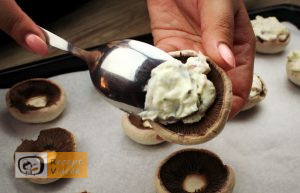 Sajtkrémmel töltött gomba recept, sajtkrémmel töltött gomba elkészítése 4. lépés