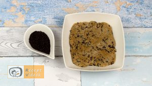 Csokis zabkeksz szendvics recept, csokis zabkeksz szendvics elkészítése 4. lépés