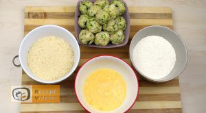 Sajtos cukkinigolyó recept, sajtos cukkinigolyó elkészítése 5. lépés