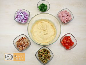 Rusztikus mediterrán kenyér recept, rusztikus mediterrán kenyér elkészítése 2. lépés