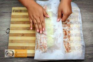 Baconbe tekert krumpli rolád recept elkészítése 17. lépés