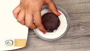 Panda muffin recept, panda muffin elkészítése 5. lépés