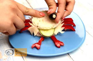 Szendvics rákok recept, szendvics rákok elkészítése 6. lépés