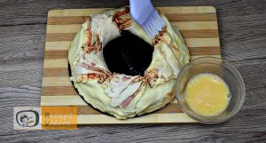 Pizza koszorú recept, pizza koszorú elkészítése 7. lépés