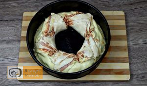 Pizza koszorú recept, pizza koszorú elkészítése 8. lépés