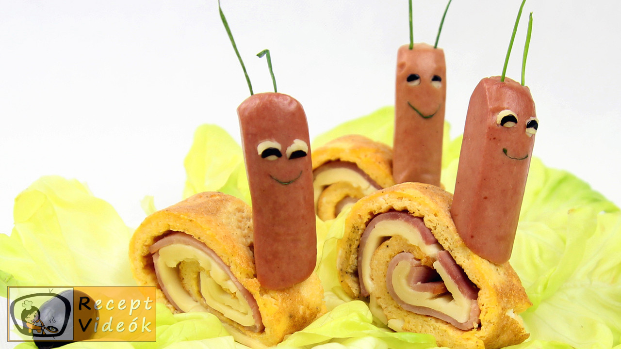 Csiga tojástekercsből recept, csiga tojástekercsből elkészítése - Recept Videók Csiga tojástekercsből recept, csiga tojástekercsből elkészítése - Recept Videók