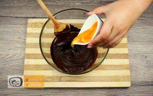 Étcsokoládés menta palánta recept elkészítése 4. lépés