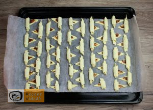 Mogyorókrémes minikiflik recept, mogyorókrémes minikiflik elkészítése 5. lépés