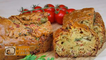 Rusztikus mediterrán kenyér recept, rusztikus mediterrán kenyér elkészítése - Recept Videók