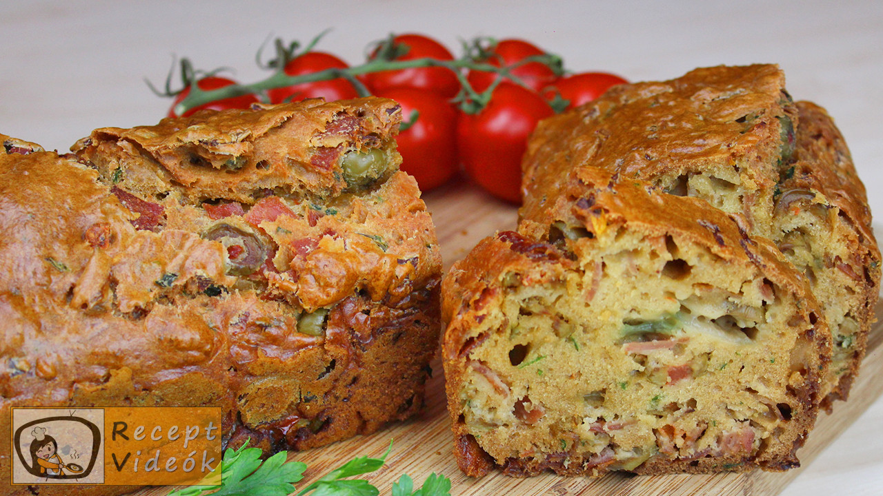 Rusztikus mediterrán kenyér recept, rusztikus mediterrán kenyér elkészítése - Recept Videók