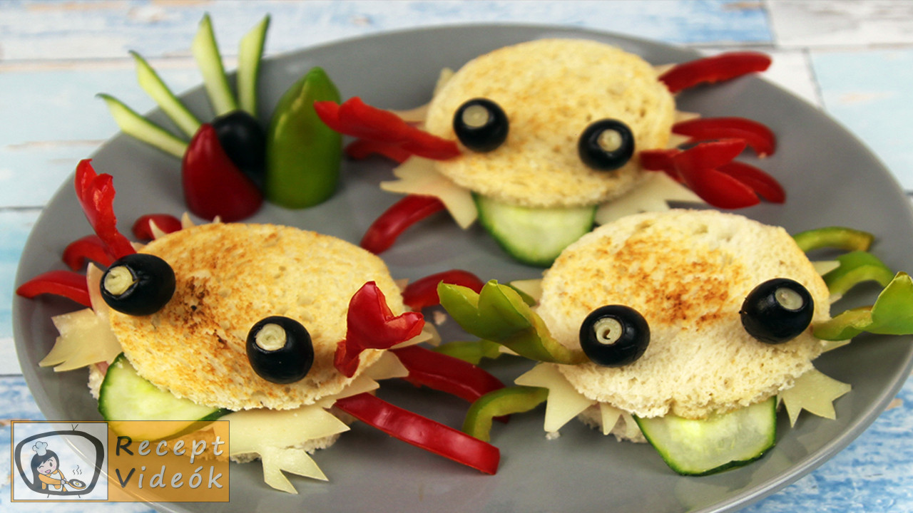 Szendvics rákok recept, szendvics rákok elkészítése - Recept Videók Szendvics rákok recept, szendvics rákok elkészítése - Recept Videók