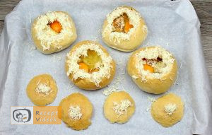 Töltött zsemle recept, töltött zsemle készítése 5. lépés