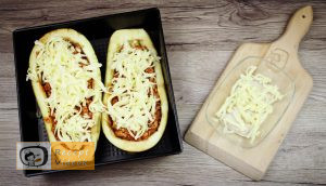 Darált hússal töltött padlizsán recept elkészítése 5. lépés