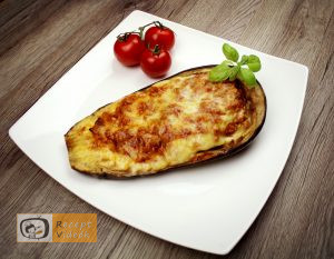 Darált hússal töltött padlizsán recept elkészítése - Recept Videók