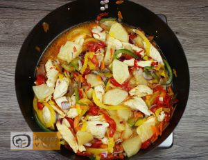 Kínai édes-savanyú csirke recept elkészítése 3. lépés