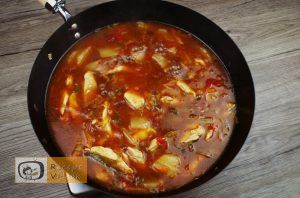 Kínai édes-savanyú csirke recept elkészítése 4. lépés