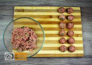 Fasírttal töltött bagett recept, fasírttal töltött bagett elkészítése 1. lépés