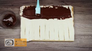 mogyorókrémes banánkoszorú recept elkészítése 3. lépés