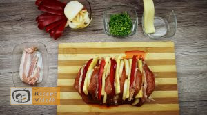 Zsebes karaj recept, zsebes karaj elkészítése 3. lépés