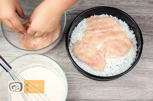 Csirketorta recept, csirketorta elkészítése 3. lépés