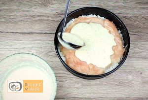 Csirketorta recept, csirketorta elkészítése 4. lépés